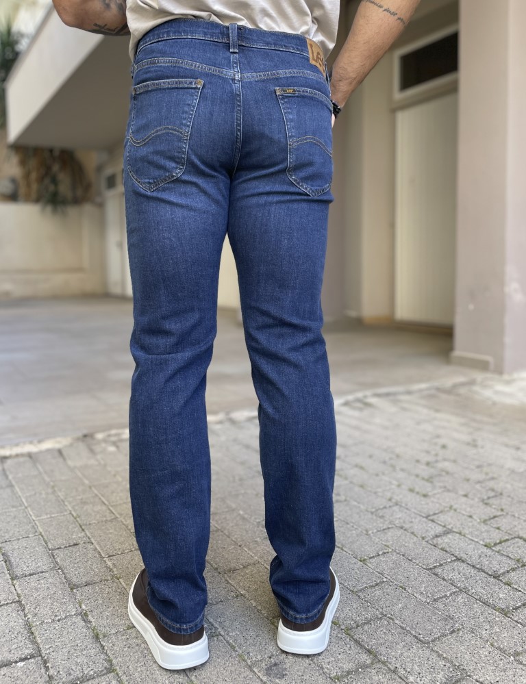 Lee Daren Zip Fly ανδρικό μπλε τζιν 112363960 φωτογραφία